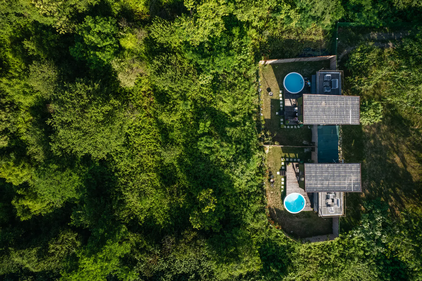 No:95 Deluxe Bungalov ustten yerlesim plani gorunumu